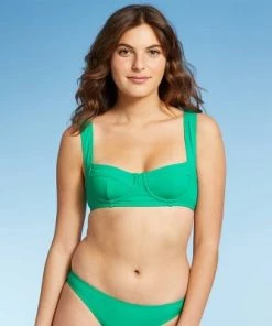 Best deal 🔔 Juniors' Faux Underwire Bralette Bikini Top - Xhilaration™ Vibrant Green ⭐ -Swimsuits Official Site unnamed file 6023