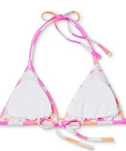 Coupon 👏 Juniors' String Bikini Top - Xhilaration™ Multi Check Print ✔️ -Swimsuits Official Site unnamed file 6039