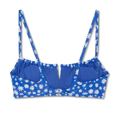 Top 10 💯 Juniors' Tunneled Bralette Bikini Top - Xhilaration™ Cobalt Floral Print 🔔 8 Top 10 💯 Juniors' Tunneled Bralette Bikini Top - Xhilaration™ Cobalt Floral Print 🔔 - Image 6