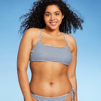 Deals š Juniors' Bralette Bikini Top - Xhilaration⢠Navy/White Stripe ā 5 Deals š Juniors' Bralette Bikini Top - Xhilaration⢠Navy/White Stripe ā - Image 3