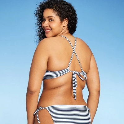 Deals š Juniors' Bralette Bikini Top - Xhilaration⢠Navy/White Stripe ā 6 Deals š Juniors' Bralette Bikini Top - Xhilaration⢠Navy/White Stripe ā - Image 4
