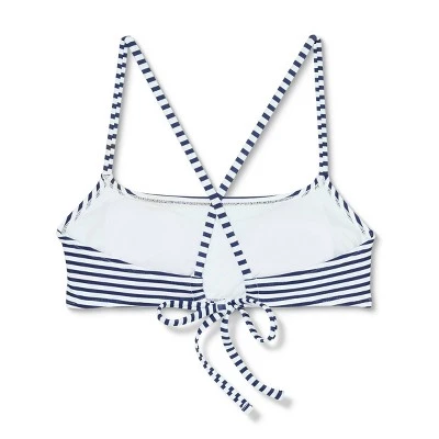 Deals š Juniors' Bralette Bikini Top - Xhilaration⢠Navy/White Stripe ā 8 Deals š Juniors' Bralette Bikini Top - Xhilaration⢠Navy/White Stripe ā - Image 6