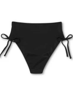 Best reviews of 🛒 Women's Lace-Up High Waist High Leg Extra Cheeky Bikini Bottom - Shade & Shore™ Black 🎁 -Swimsuits Official Site unnamed file 626
