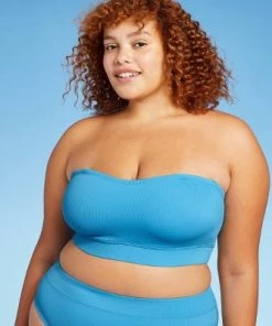 Brand new 🌟 Juniors' Plus Size Ribbed Longline Bandeau Bikini Top - Xhilaration™ Blue 😍 17 Brand new 🌟 Juniors' Plus Size Ribbed Longline Bandeau Bikini Top - Xhilaration™ Blue 😍 -Swimsuits Official Site unnamed file 6283