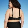 Discount ⭐ Juniors' Plus Size Tall Triangle Bikini Top - Xhilaration™ Black 🧨 -Swimsuits Official Site unnamed file 6323