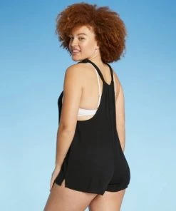 Best deal 🔥 Juniors' Shoulder Tie Cover Up Romper - Xhilaration™ Sage 🔔 -Swimsuits Official Site unnamed file 6399