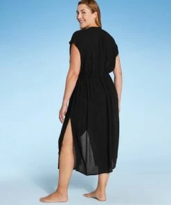 Wholesale 😀 Women's Tie-Front Midi Cover Up Duster - Kona Sol™ 🔔 -Swimsuits Official Site unnamed file 6402