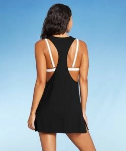 Cheap 🛒 Juniors' Ribbed Racerback Cover Up Dress 👗 - Xhilaration™ Multi Stripe 👍