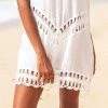 Discount 🔥 Women's White Crochet Sleeveless Tunic Cover Up - Cupshe - One Size Fits Most 🔥 1 Discount 🔥 Women's White Crochet Sleeveless Tunic Cover Up - Cupshe - One Size Fits Most 🔥 -Swimsuits Official Site unnamed file 6418