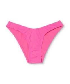 Cheap 🤩 Juniors' Ribbed Cheeky High Leg Bikini Bottom - Xhilaration™ Coral Pink 🎉 -Swimsuits Official Site unnamed file 642