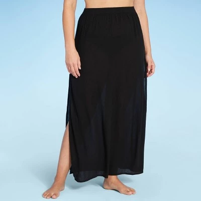 Wholesale ❤️ Women's Maxi Cover Up Skirt - Kona Sol™ Black 🛒 4 Wholesale ❤️ Women's Maxi Cover Up Skirt - Kona Sol™ Black 🛒 - Image 2