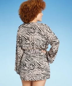 Best Pirce ✨ Juniors' Belted Long Sleeve Cover Up - Xhilaration™ Light Beige Animal Print 🎉 9 Best Pirce ✨ Juniors' Belted Long Sleeve Cover Up - Xhilaration™ Light Beige Animal Print 🎉 -Swimsuits Official Site unnamed file 6464