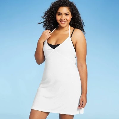 Cheap 🛒 Juniors' Terry Halter Cover Up Dress 👗 - Xhilaration™ Green 🔔 4 Cheap 🛒 Juniors' Terry Halter Cover Up Dress 👗 - Xhilaration™ Green 🔔 - Image 2