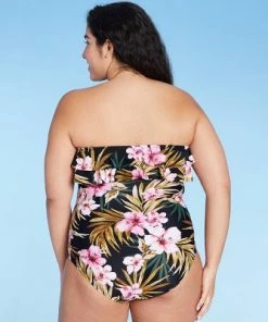 Cheapest ⌛ Women's Double Flounce Front High Coverage One Piece Swimsuit - Kona Sol™ Multi 🎁 -Swimsuits Official Site unnamed file 6679