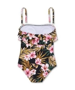 Cheapest ⌛ Women's Double Flounce Front High Coverage One Piece Swimsuit - Kona Sol™ Multi 🎁 -Swimsuits Official Site unnamed file 6681