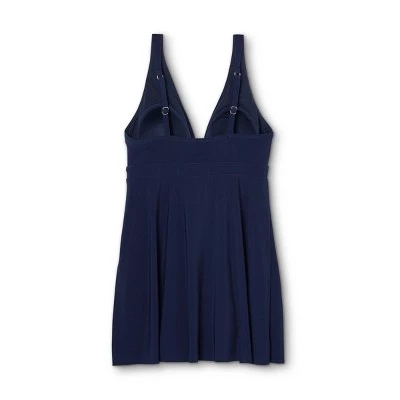 Buy ✔️ Women's Side Slit Swim Dress 👗 - Aqua Green® Navy 🎁 7 Buy ✔️ Women's Side Slit Swim Dress 👗 - Aqua Green® Navy 🎁 - Image 5