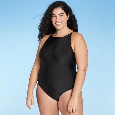 Brand new 😀 Women's High Neck One Piece Swimsuit - Kona Sol™ Black 🔥 4 Brand new 😀 Women's High Neck One Piece Swimsuit - Kona Sol™ Black 🔥 - Image 2
