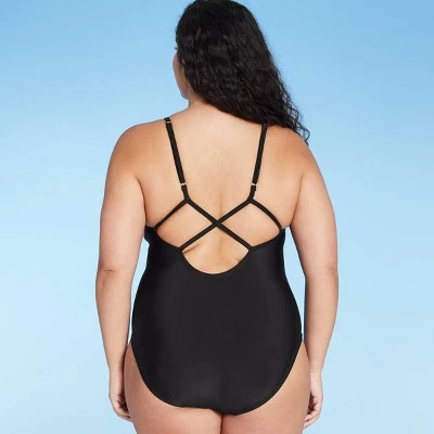 Brand new 😀 Women's High Neck One Piece Swimsuit - Kona Sol™ Black 🔥 5 Brand new 😀 Women's High Neck One Piece Swimsuit - Kona Sol™ Black 🔥 - Image 3