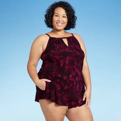 Hot Sale ✨ Women's High Neck Swim Romper with Pockets - Aqua Green® Red 🛒 14 Hot Sale ✨ Women's High Neck Swim Romper with Pockets - Aqua Green® Red 🛒 - Image 12