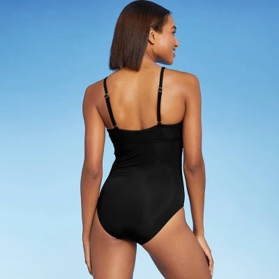 Cheapest 💯 Women's Ladder Trim Medium Coverage One Piece Swimsuit - Kona Sol™ Black Multi 🧨 3 Cheapest 💯 Women's Ladder Trim Medium Coverage One Piece Swimsuit - Kona Sol™ Black Multi 🧨
