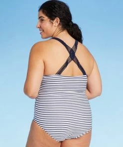 Wholesale ✨ Women's High Coverage One Piece Swimsuit - Kona Sol™ Navy Stripe ❤️ 14 Wholesale ✨ Women's High Coverage One Piece Swimsuit - Kona Sol™ Navy Stripe ❤️ -Swimsuits Official Site unnamed file 6908