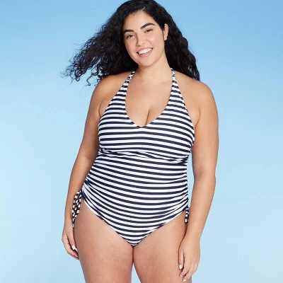 Hot Sale ๐ Women's Side-Cinch High Coverage One Piece Swimsuit - Kona Solโข Navy ๐ 4 Hot Sale ๐ Women's Side-Cinch High Coverage One Piece Swimsuit - Kona Solโข Navy ๐ - Image 2