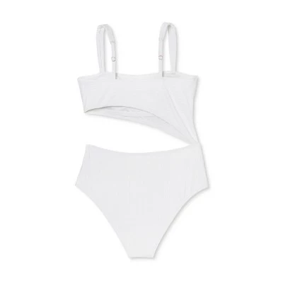 Best Pirce 🛒 Women's Ribbed Cut Out One Piece Swimsuit - Shade & Shore™ Blueberry 👍 9 Best Pirce 🛒 Women's Ribbed Cut Out One Piece Swimsuit - Shade & Shore™ Blueberry 👍 - Image 7