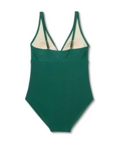 New 😀 Women's Bunny Tie High Coverage One Piece Swimsuit - Kona Sol™ Green Marker ✨ -Swimsuits Official Site unnamed file 7041