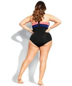 Wholesale ๐ CITY CHIC | Color Block 1 Piece - khaki ๐