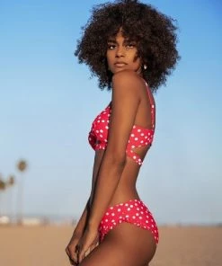 Cheap 🎉 Women's Red Polka Dot Bikini Sets Swimsuit Cutout Ruffles Low Waisted Bathing Suit-Cupshe ✨ -Swimsuits Official Site unnamed file 71