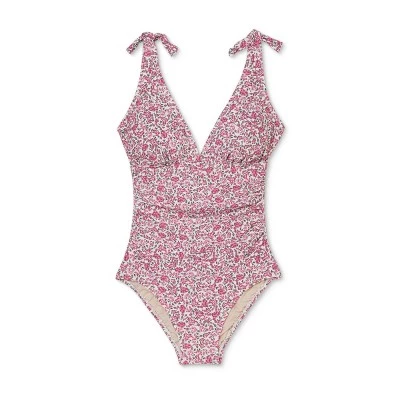 Best Pirce 👍 Women's Shoulder Tie High Coverage One Piece Swimsuit - Kona Sol™ Multi 🔥 6 Best Pirce 👍 Women's Shoulder Tie High Coverage One Piece Swimsuit - Kona Sol™ Multi 🔥 - Image 4