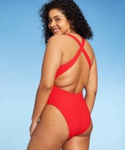 Coupon 👏 Juniors' Ribbed One Piece Swimsuit - Xhilaration™ White 🔥 -Swimsuits Official Site unnamed file 7184