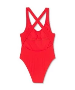 Coupon 👏 Juniors' Ribbed One Piece Swimsuit - Xhilaration™ White 🔥 -Swimsuits Official Site unnamed file 7186