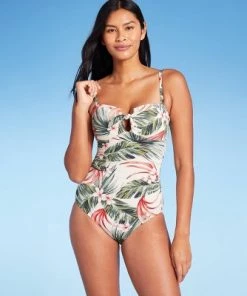 Wholesale 🤩 Women's Pique Bandeau High Coverage One Piece Swimsuit - Kona Sol™ Multi 😀 -Swimsuits Official Site unnamed file 7197