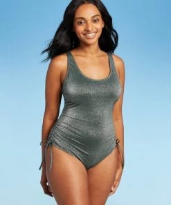 Buy 🌟 Juniors' Metallic Side-Cinch One Piece Swimsuit - Xhilaration™ Moss Green 🔔 8 Buy 🌟 Juniors' Metallic Side-Cinch One Piece Swimsuit - Xhilaration™ Moss Green 🔔 -Swimsuits Official Site unnamed file 7203