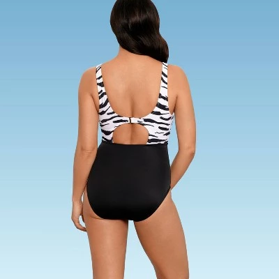 Cheapest ๐ Women's Slimming Control Tie-Front Cut Out One Piece Swimsuit - Beach Betty by Miracle Brands Green ๐ฅ 3 Cheapest ๐ Women's Slimming Control Tie-Front Cut Out One Piece Swimsuit - Beach Betty by Miracle Brands Green ๐ฅ