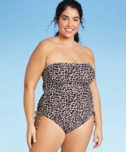 Buy 🔥 Women's Side-Tie High Coverage One Piece Swimsuit - Kona Sol™ Animal Print 🔥 -Swimsuits Official Site unnamed file 7298