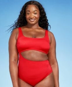 Cheap 👍 Women's Textured Ribbed Side Cut Out Medium Coverage One Piece Swimsuit - Kona Sol™ Lively Red 💯 13 Cheap 👍 Women's Textured Ribbed Side Cut Out Medium Coverage One Piece Swimsuit - Kona Sol™ Lively Red 💯 -Swimsuits Official Site unnamed file 7418