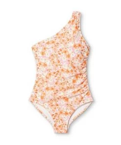 Best Pirce 🔥 Women's One Shoulder High Coverage One Piece Swimsuit - Kona Sol™ Multicolor 🔥 -Swimsuits Official Site unnamed file 7458