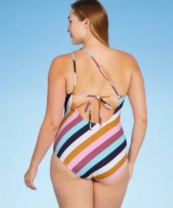 Best reviews of 🤩 Women's One Shoulder Medium Coverage One Piece Swimsuit - Kona Sol™ Multi 🎁 -Swimsuits Official Site unnamed file 7481