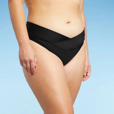 Deals 🛒 Juniors' Crossover High Leg Bikini Bottom - Xhilaration™ Neon Blue 🌟 5 Deals 🛒 Juniors' Crossover High Leg Bikini Bottom - Xhilaration™ Neon Blue 🌟 - Image 3