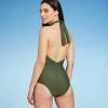 Outlet 😀 Women's Cut Out High Neck Open Back Medium Coverage One Piece Swimsuit - Kona Sol™ Dark Green ⌛ 1 Outlet 😀 Women's Cut Out High Neck Open Back Medium Coverage One Piece Swimsuit - Kona Sol™ Dark Green ⌛ -Swimsuits Official Site unnamed file 7492