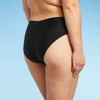 Deals 🛒 Juniors' Crossover High Leg Bikini Bottom - Xhilaration™ Neon Blue 🌟 6 Deals 🛒 Juniors' Crossover High Leg Bikini Bottom - Xhilaration™ Neon Blue 🌟 - Image 4