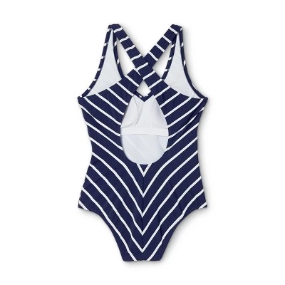 Best Sale 🌟 Women's Medium Coverage One Piece Swimsuit - Kona Sol™ Oxford Blue 🧨 7 Best Sale 🌟 Women's Medium Coverage One Piece Swimsuit - Kona Sol™ Oxford Blue 🧨 - Image 5