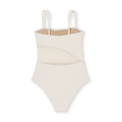 Buy 🛒 Women's Asymmetrical Mesh Cut Out One Piece Swimsuit - Shade & Shore™ White 🌟 7 Buy 🛒 Women's Asymmetrical Mesh Cut Out One Piece Swimsuit - Shade & Shore™ White 🌟 - Image 5