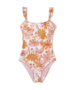 Top 10 ✔️ Women's Ruffle Strap Medium Coverage One Piece Swimsuit - Kona Sol™ Multi ✔️ -Swimsuits Official Site unnamed file 7808