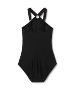 Best reviews of ⌛ Women's High Neck Ring One Piece Swimsuit - Aqua Green® Black Multi 💯 -Swimsuits Official Site unnamed file 7829