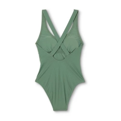 Brand new ✨ Women's Plunge One Piece Swimsuit - Sea Angel Green ❤️ 7 Brand new ✨ Women's Plunge One Piece Swimsuit - Sea Angel Green ❤️ - Image 5