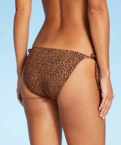 Budget 👍 Juniors' Ribbed String Hipster Bikini Bottom - Xhilaration™ Multi Animal Print 👏