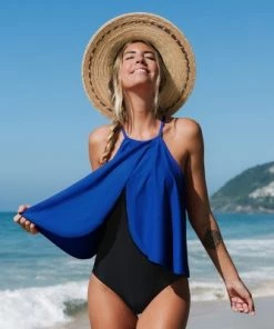 Cheapest ⌛ Women's One Piece Swimsuit High Neck Backless Bathing Suit-Cupshe ❤️ -Swimsuits Official Site unnamed file 7959